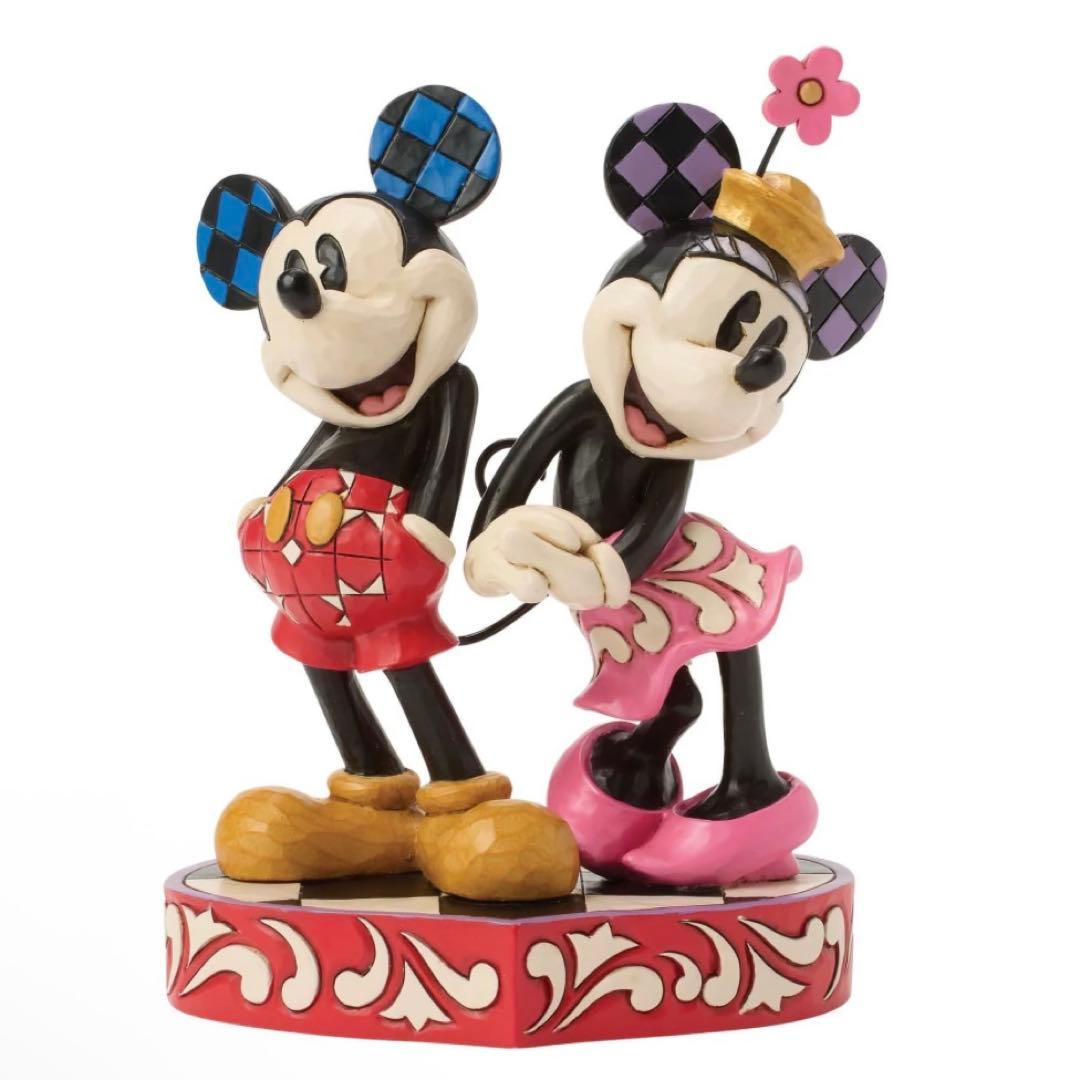 最終 週末まで ミッキー ミニー フィギュア エネスコ ジムショア 箱付き美品