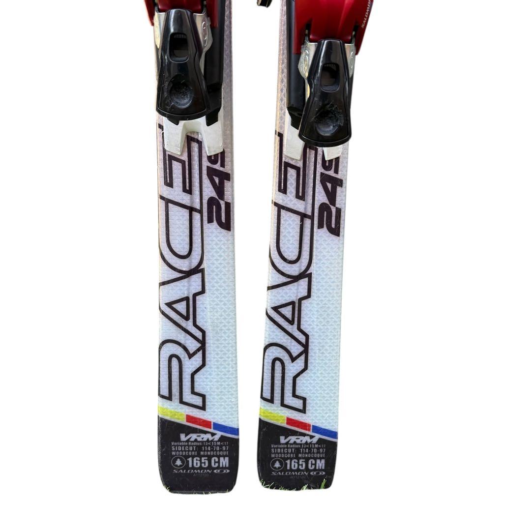 スキー SALOMON RACE24 165cm purple racers