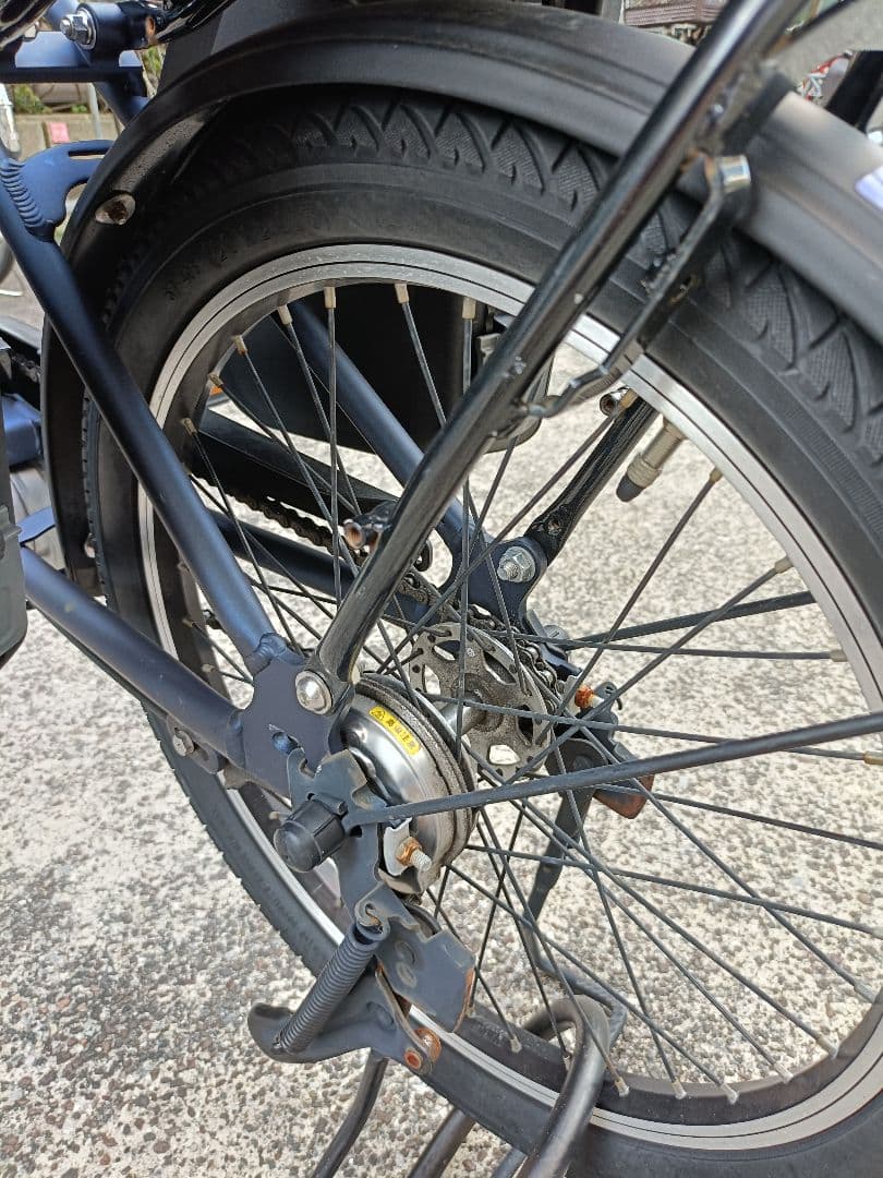 Panasonic sw 電動自転車　Thuleチャイルドシート付き