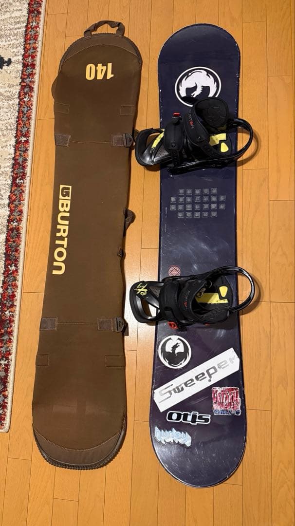 BORTON スノーボード　ボード　カバー　ビンディング　一式セッ