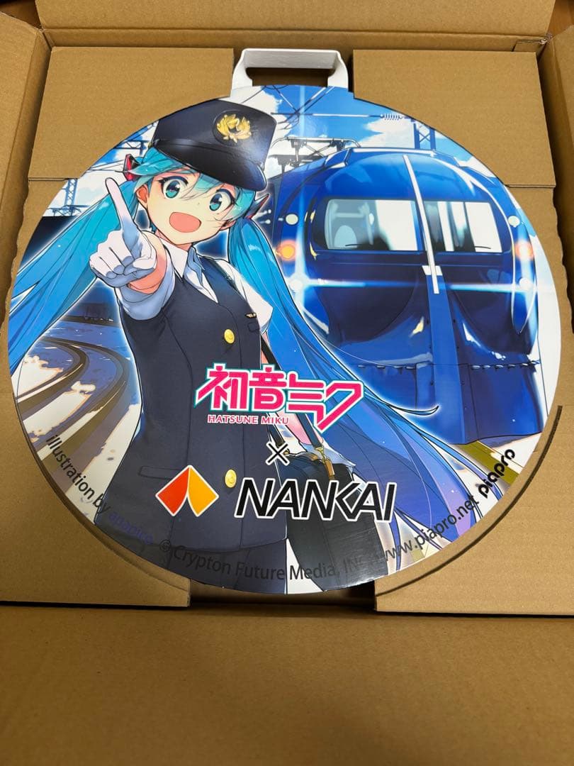 初音ミク × 南海電鉄　実物大45cmヘッドマーク