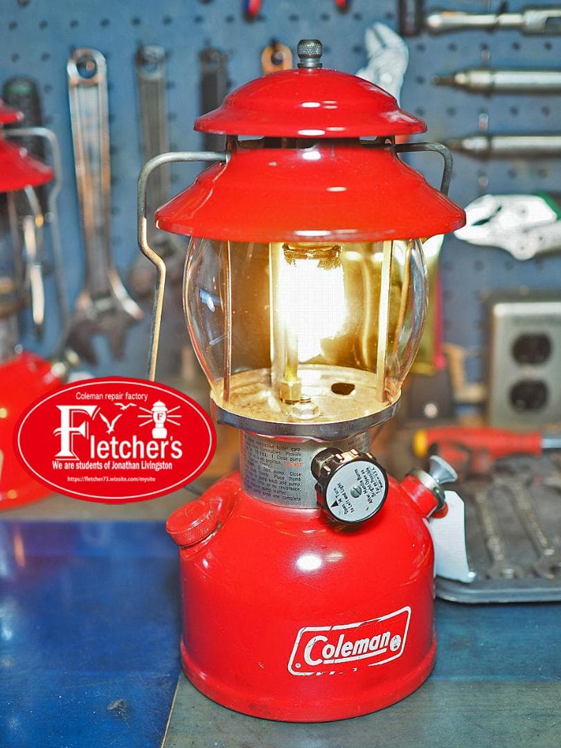 美品1974年7月 コールマン 200A ランタン (通称ブラックバルブ)t92