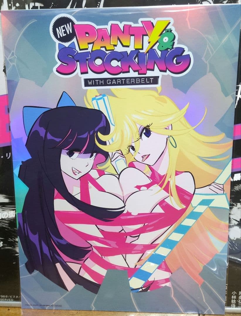 NEWパンティ＆ストッキングwithガーターベルト ポスター＆絵コンテ集セット