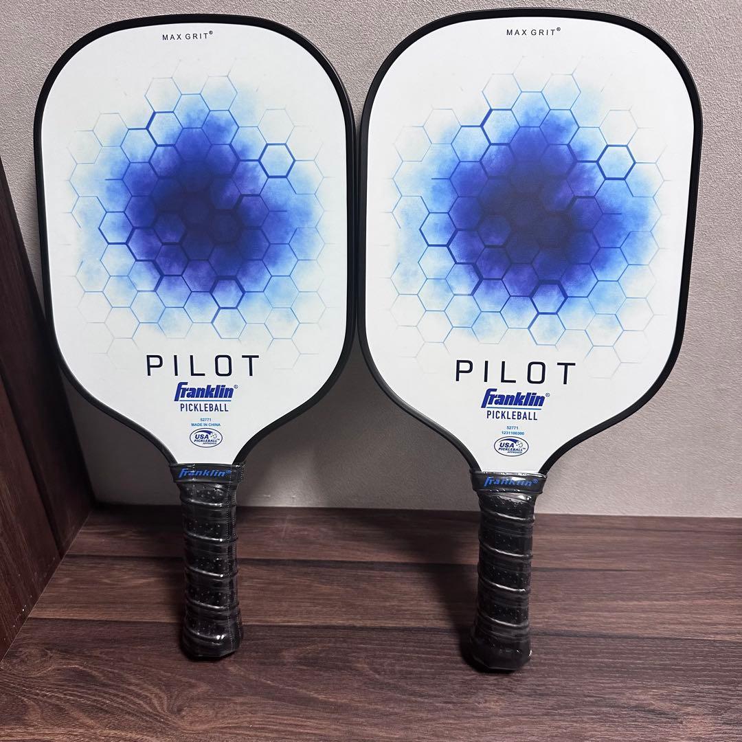 ２本セット&ボールピックルボールパドル フランクリン パイロットブルー52771