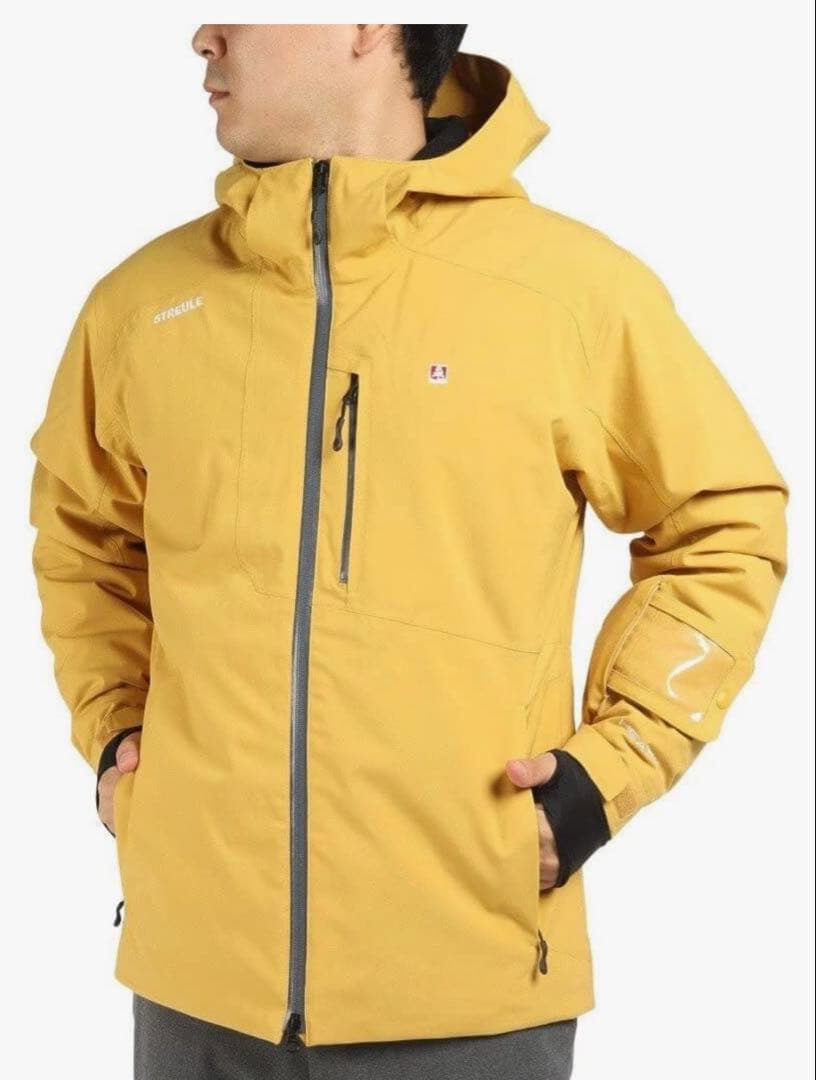 【値下げ】STREULE スノーボード・スキージャケット Mサイズ イエロー