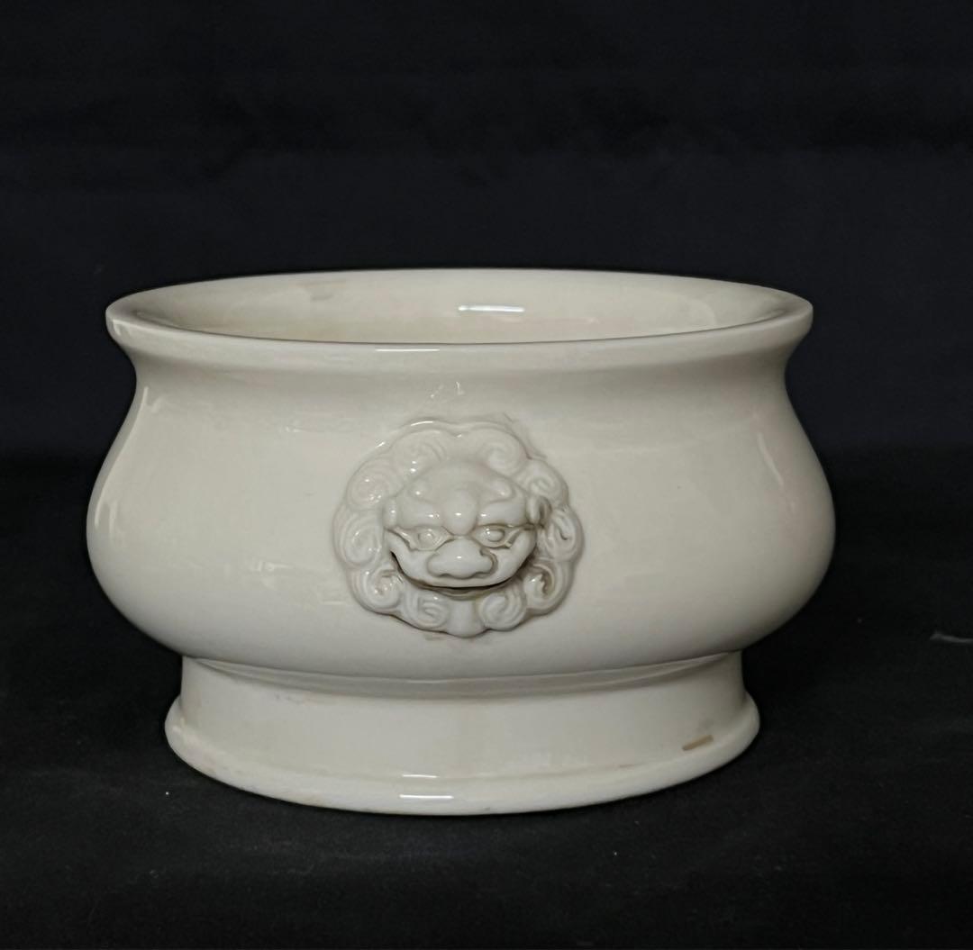 【希少品•倉庫整理品】中国宋時代徳化窯香炉　共箱　XG55-55