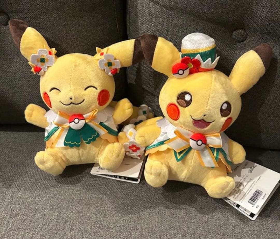 ポケパーク カントー ピカチュウ ぬいぐるみ　2種セット