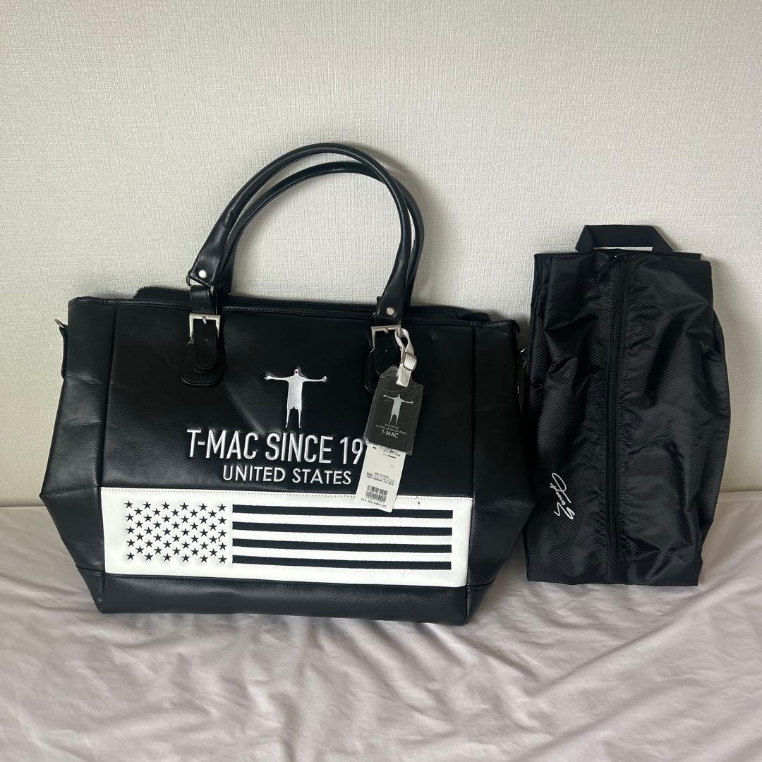 T-MAC ゴルフバッグ ブラック　キャディバック　ロッカーバック　大きいカバン