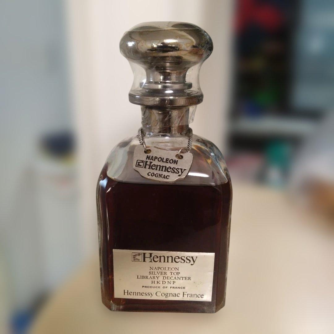 ブランデー Hennessy Napoleon Silver Top Decanter