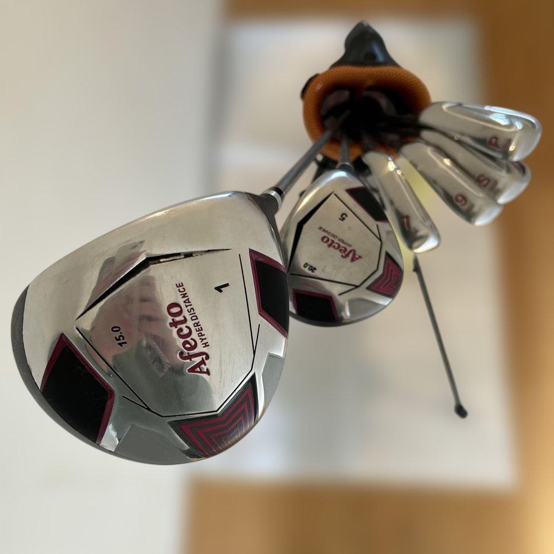 【美品】Afecto レディース クラブセット ウッド・アイアン