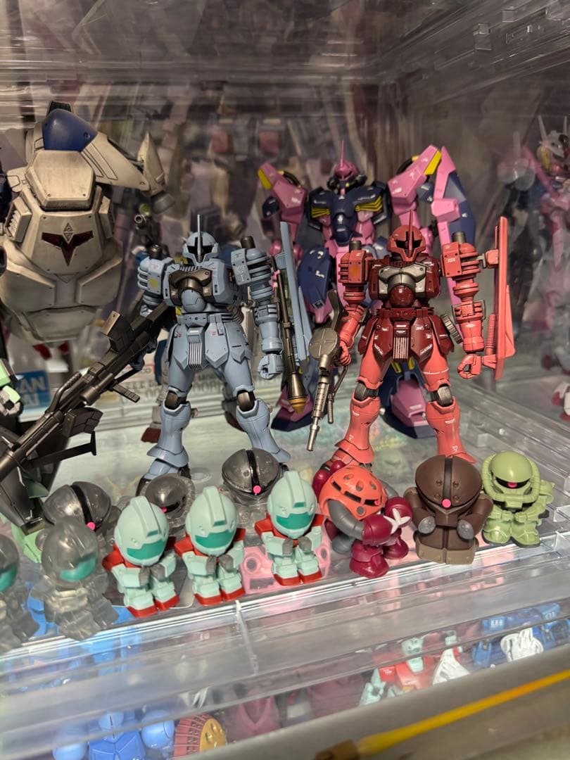 HG ヅダ　シャア専用カラー　塗装完成品　ガンプラ　プラモデル