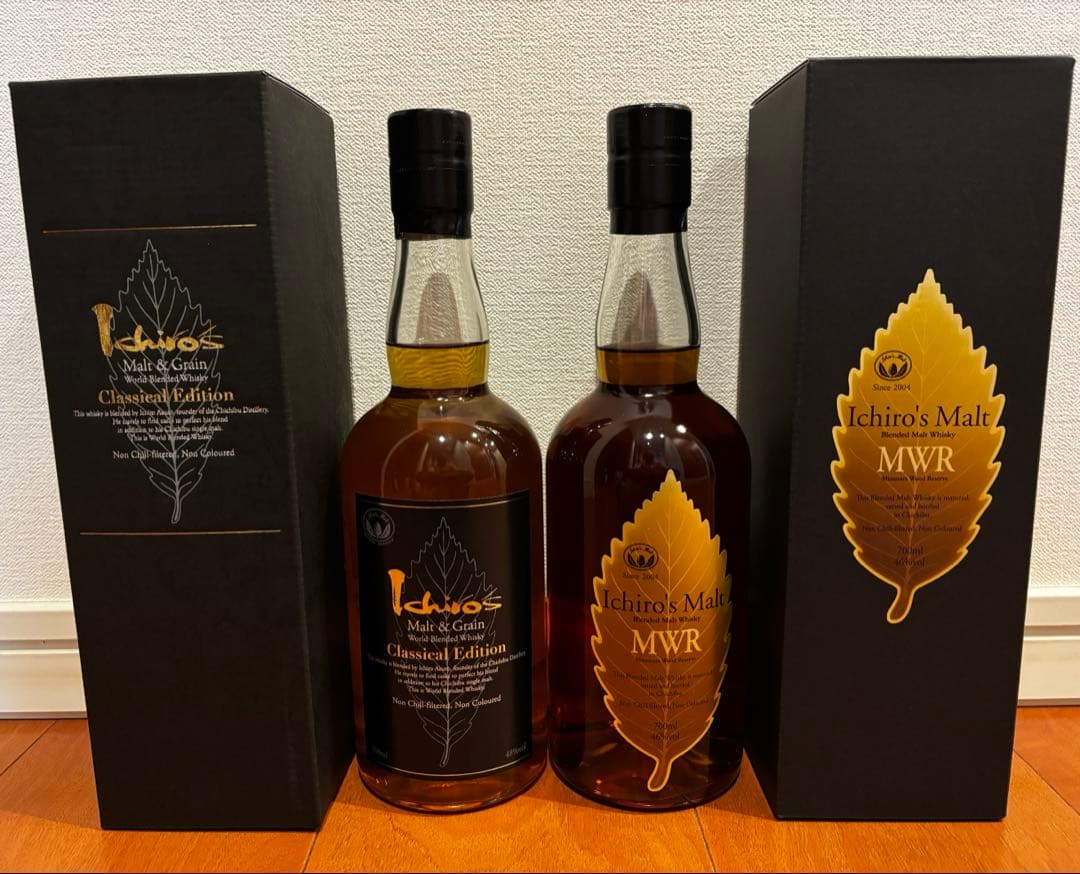 イチローズモルトMalt & Grain とミズナラMWR のセット