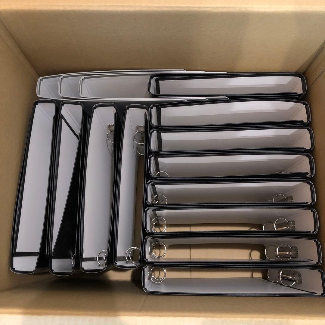 Ｄ-RING FILE ブラック　グレーセットまとめ売り37冊