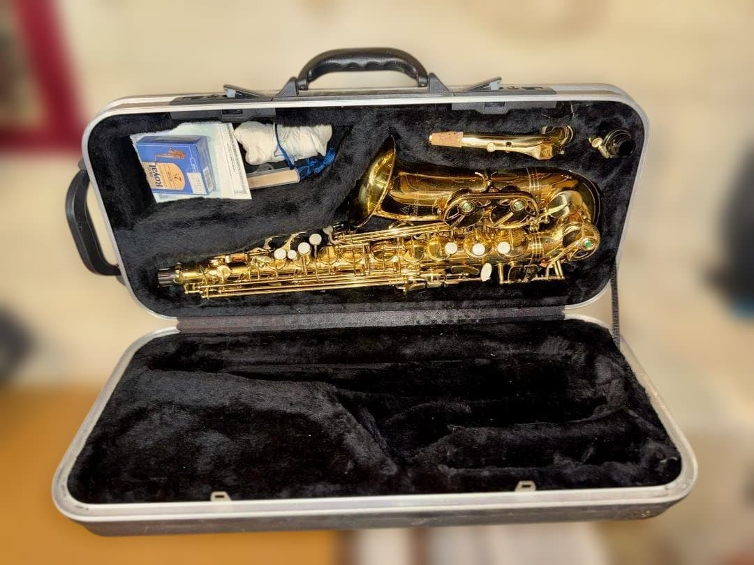 極美品　アンティグア アルトサックス　サクスフォン　ハードケース