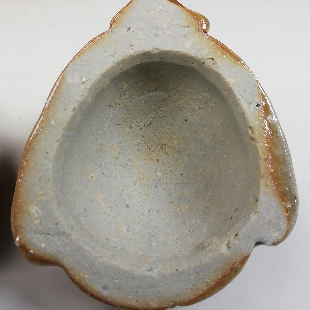 Ｔ７４４　香合　『信楽焼』『タヌキ』『高橋楽斎 造』　共箱　茶道具