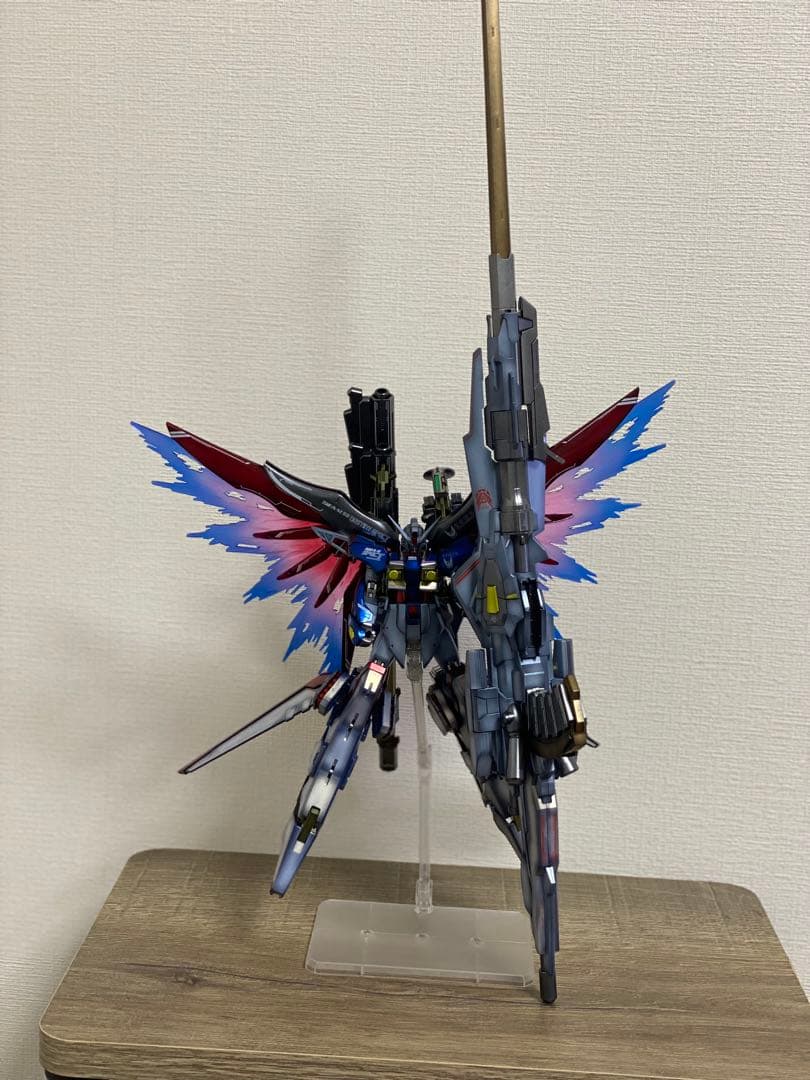 ガンプラ完成品HG デスティニーガンダムspecⅡ & ゼウスシルエット全塗装