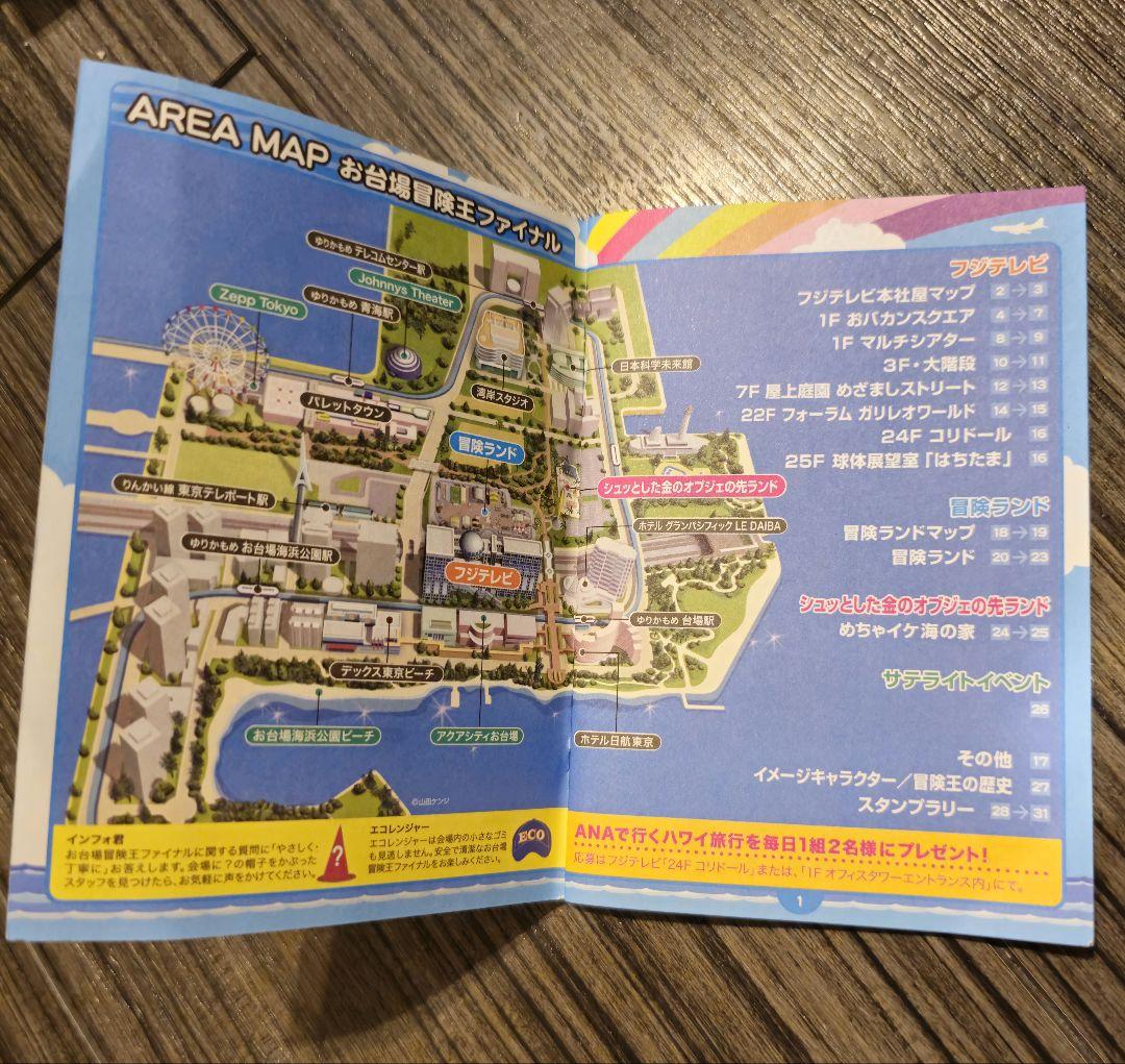 2008年お台場冒険王ファイナル ワンデイパスポート【美品】