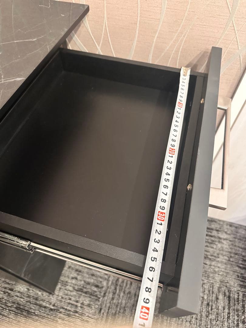 セミオーダー　大理石　メラミンデスク