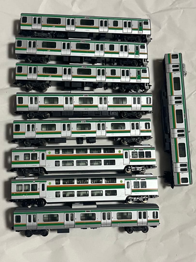 E231系9両　tomix ライト点灯動力動作確認済　ジャンク品