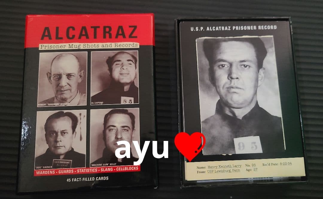 貴重★米国 土産 アルカトラズ 囚人 マグショット レコード ALCATRAZ