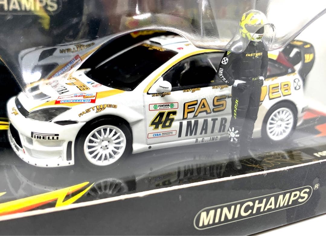 ミニチャンプス フォード フォーカス WRC バレンティーノ・ロッシ 2006