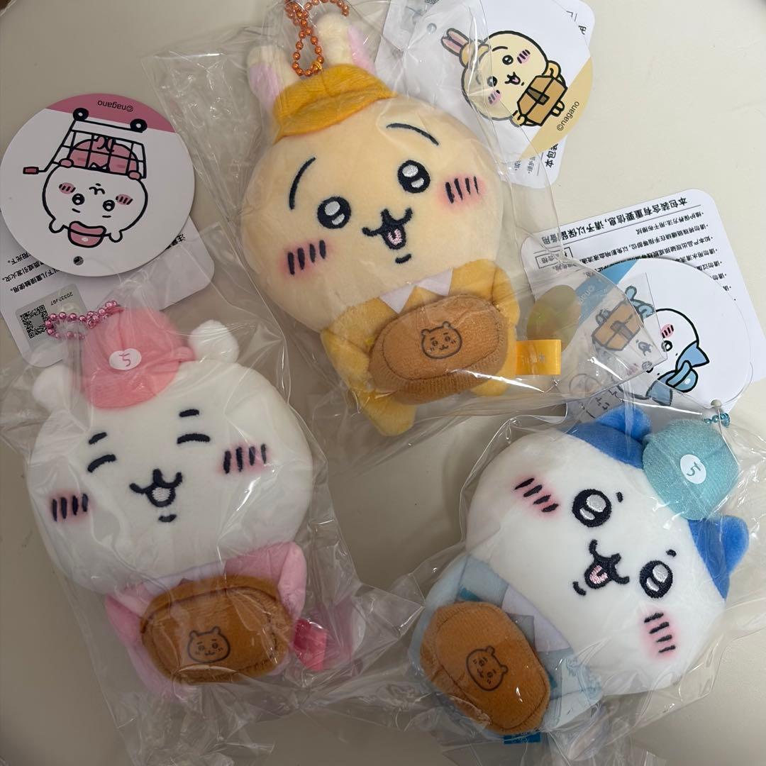 ちいかわ 働くスタッフさんマスコット ちいかわ ハチワレ うさぎ3点セット