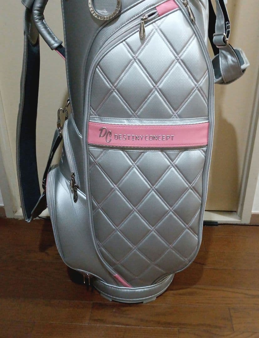 【美品/送料込】レディース キャディーバッグ/サブバッグ（フード付）