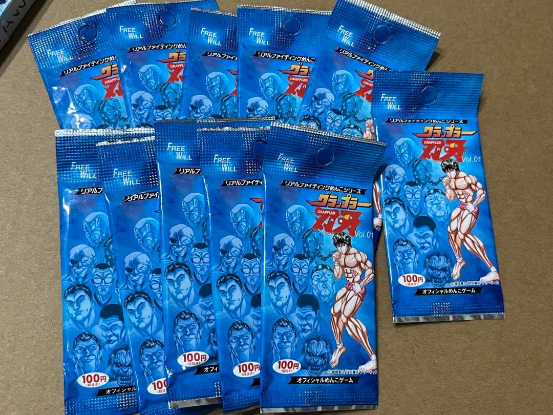 グラップラー刃牙 新品未開封 11パック めんこ 公式