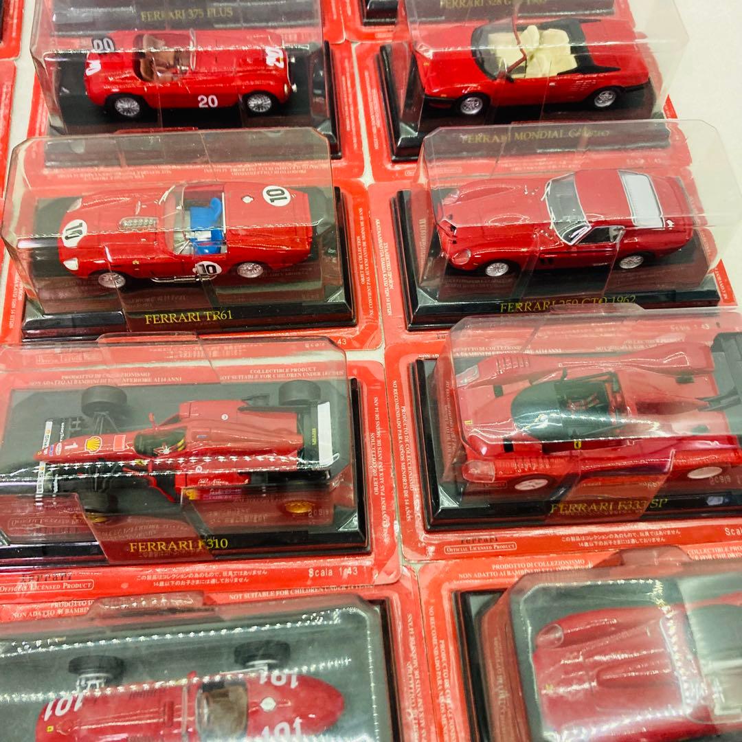 【71台大量まとめ★未開封】アシェットフェラーリコレクション　ミニカー　1/43