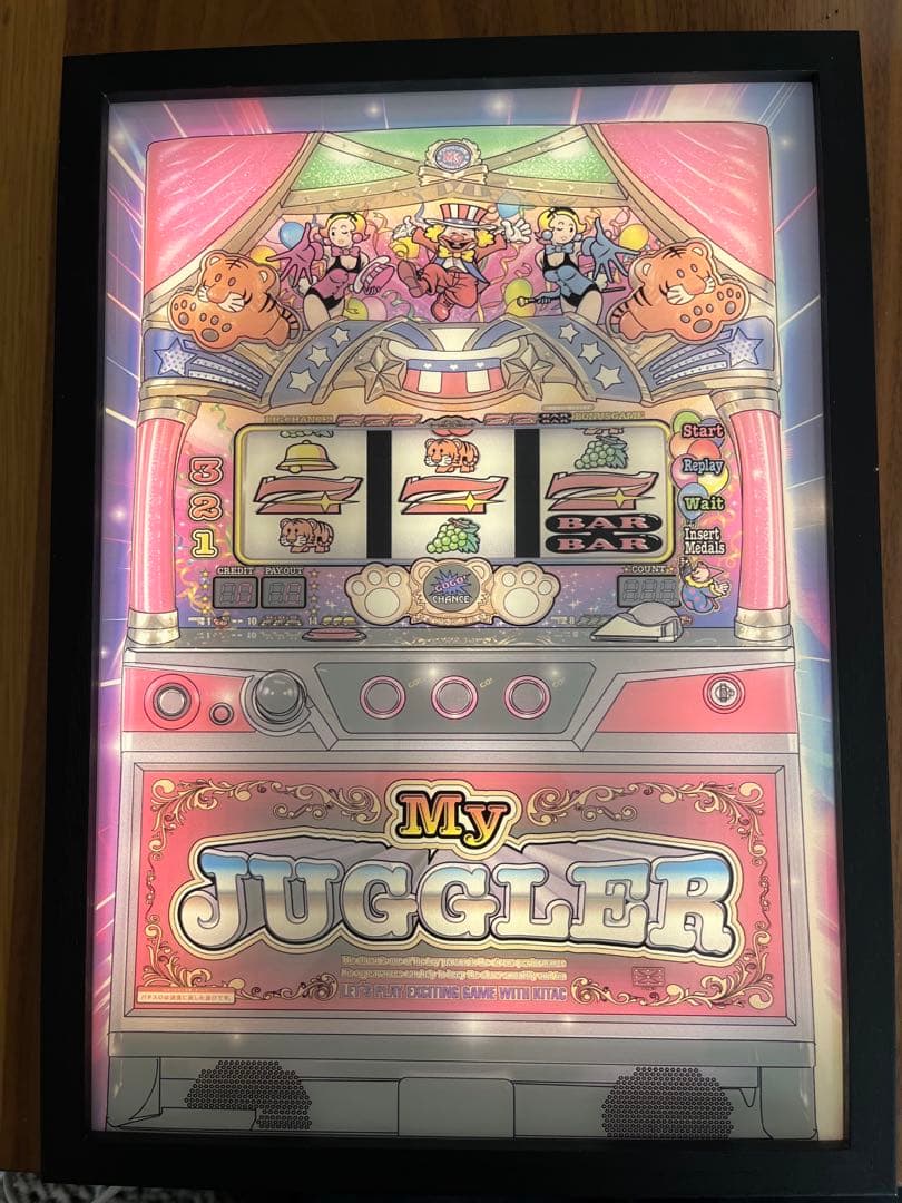 マイジャグラーＶ　LEDボード　オマケ付き　実機　　　 GO GOジャグラー