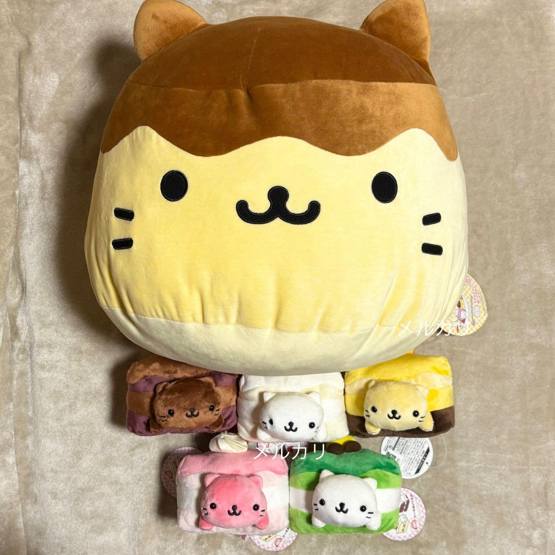 にゃんこカフェ　ぬいぐるみ　ケーキ　プリン　まとめ売り　にゃんにゃんにゃんこ