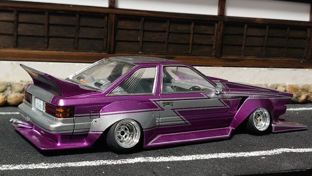 1/24 アオシマ 街道レーサー ソアラ 完成品