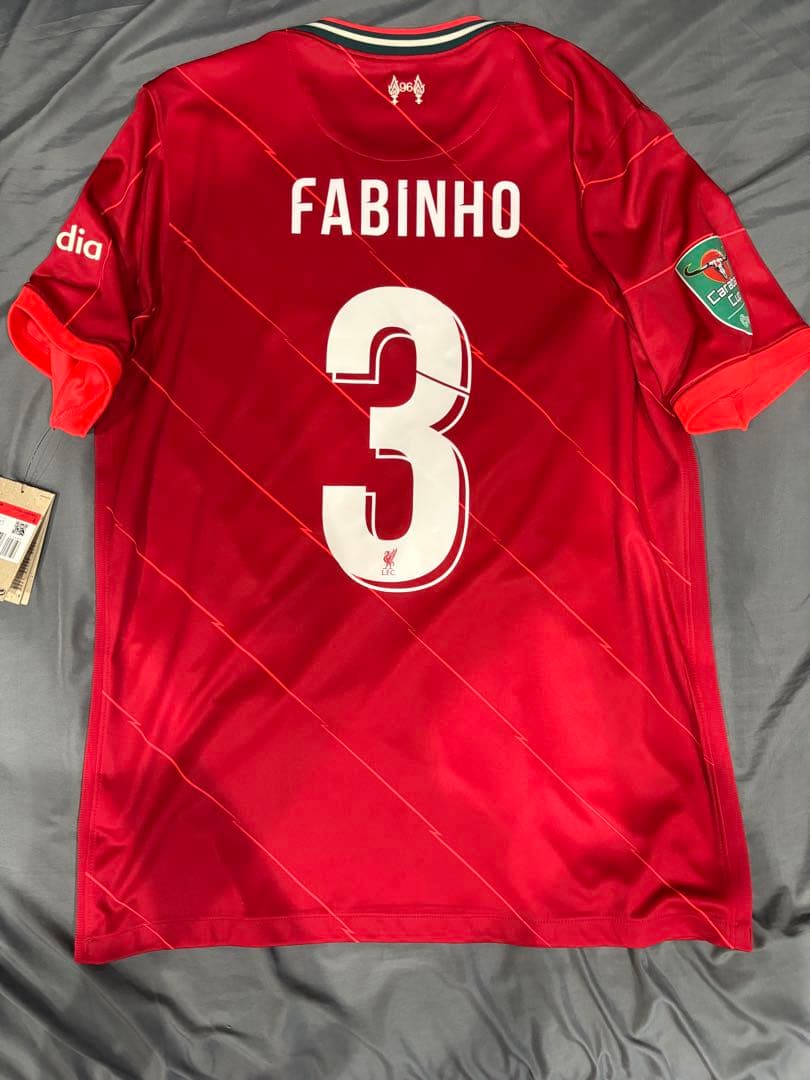 【正規品】 リバプール ユニフォーム ファビーニョ カラバオ 決勝 21/22
