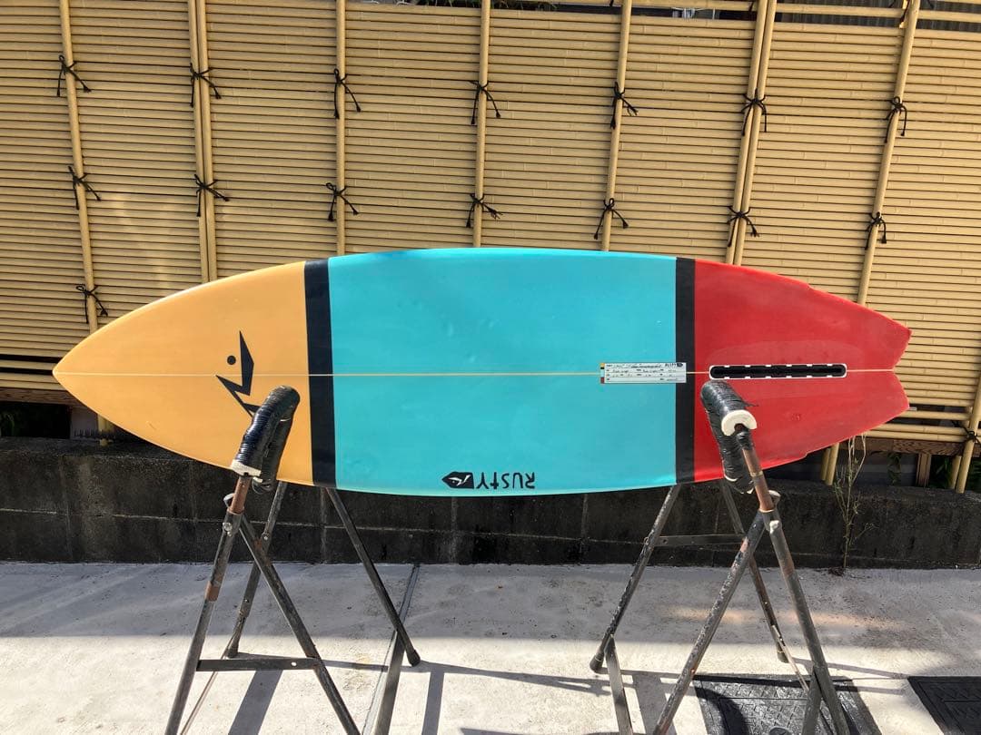 値下げレアUSAシェイプ美品rustyBaliSingleグッドサイズ5’10