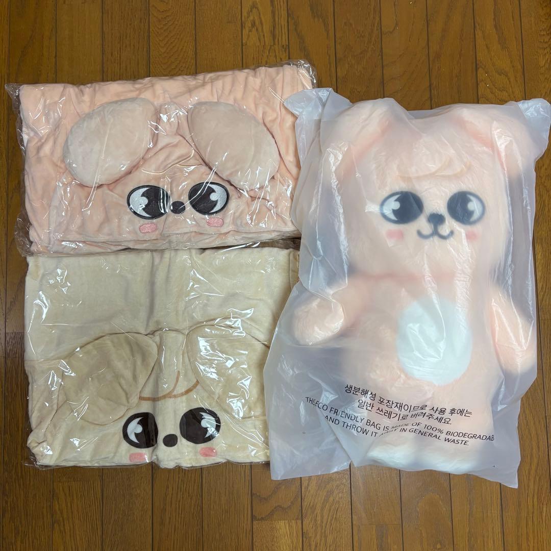 PuppyM 3点セット パピーム ブランケット フードタオル テディベア