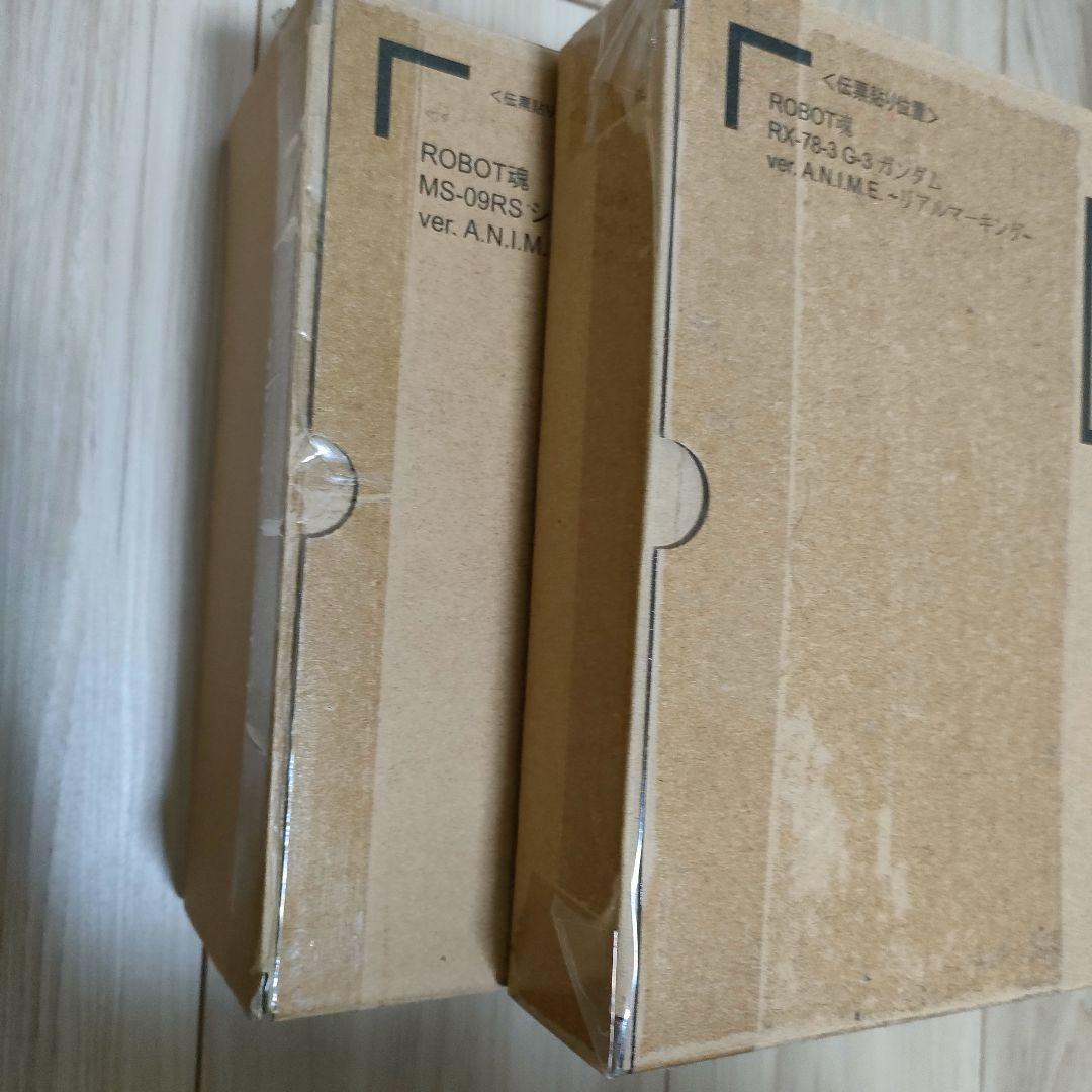 【未開封】ロボット魂 シャア専用リック・ドム / G-3 ガンダム　リアルマーキ