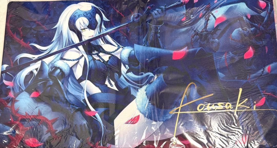 ジャンヌダルク　オルタ　ラバー　プレイマット　fate fgo