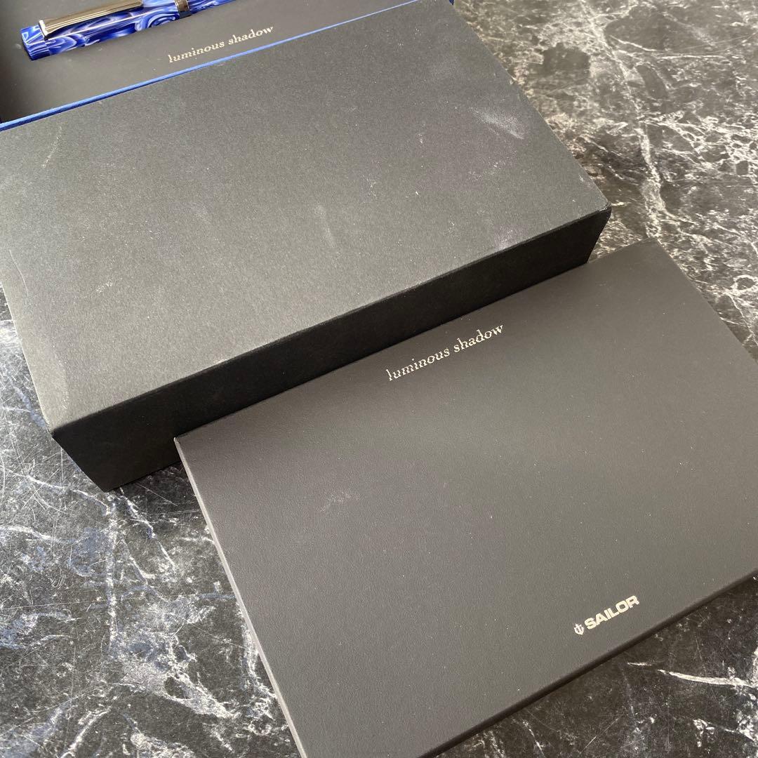 Sailor セーラー ルミナスシャドー ストームブルー 万年筆 21K