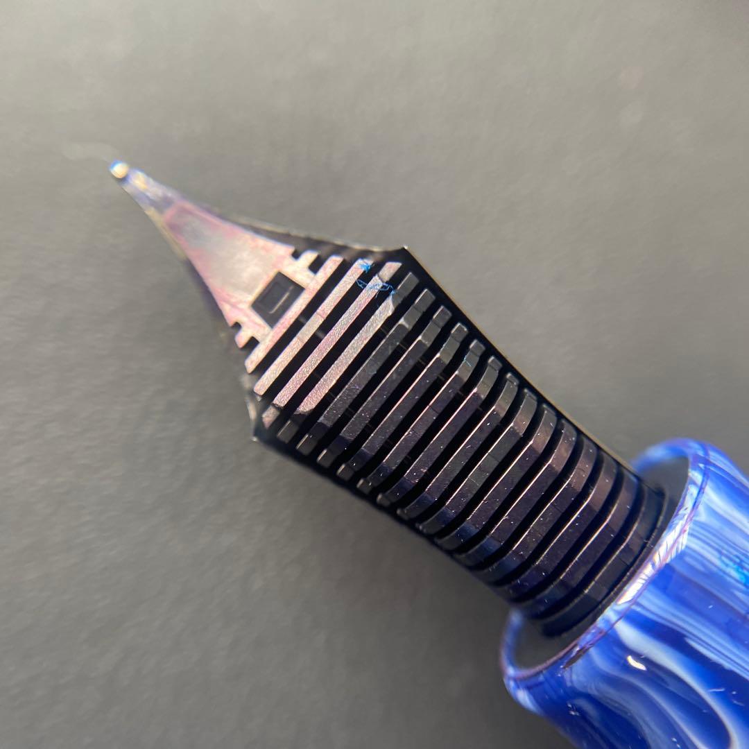 Sailor セーラー ルミナスシャドー ストームブルー 万年筆 21K