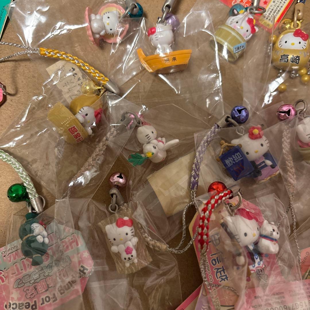 お値引き中！ご当地キティ　根付け　ストラップ　20個セット