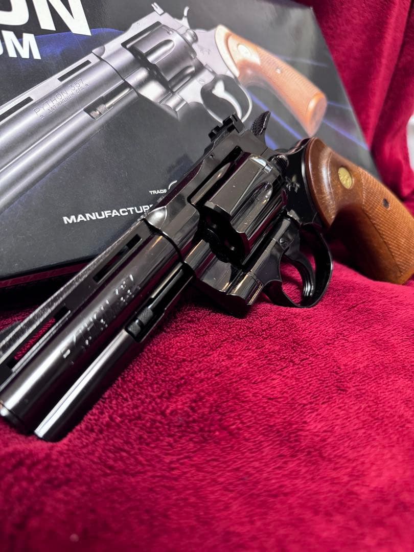 タナカワークス　コルトパイソン 4インチ 希少ミッドナイトブルー