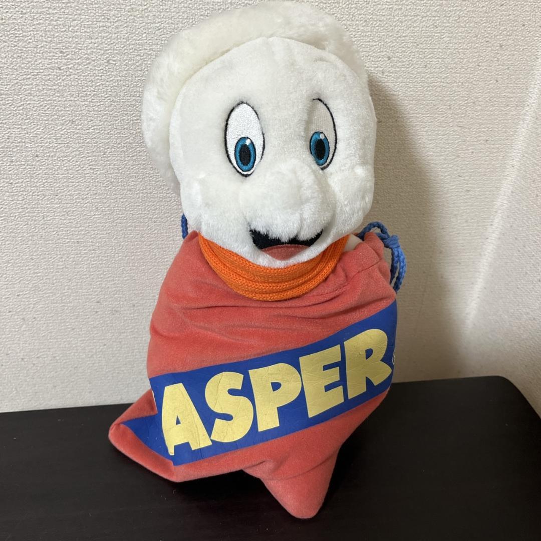 オレンジマフラーのキャスパーぬいぐるみ&巾着入り