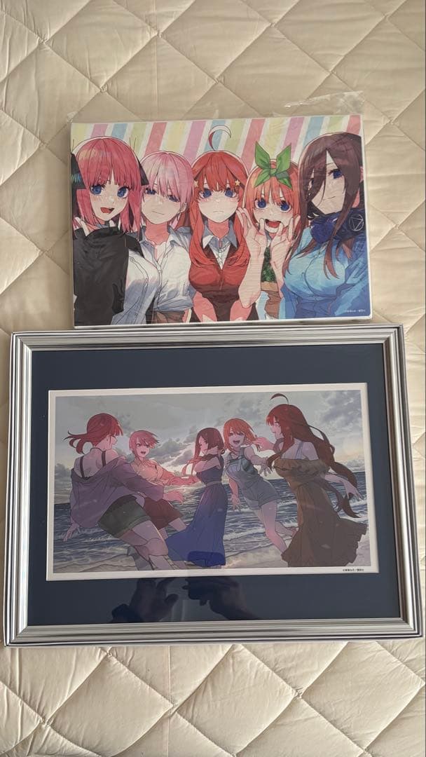 五等分の花嫁　応募者限定　B4キャンパスボード、メタリック複製原画