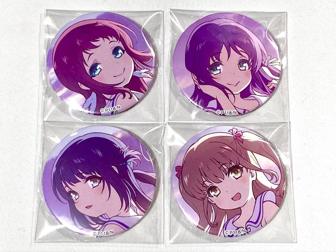 凪のあすから 5周年記念イラスト 缶バッジ 4点セット