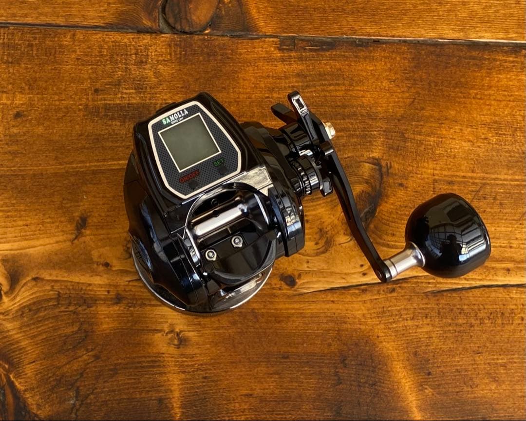デジタルカウンター付きベイトリール　右巻き　ジギング　大型　デジタルリール