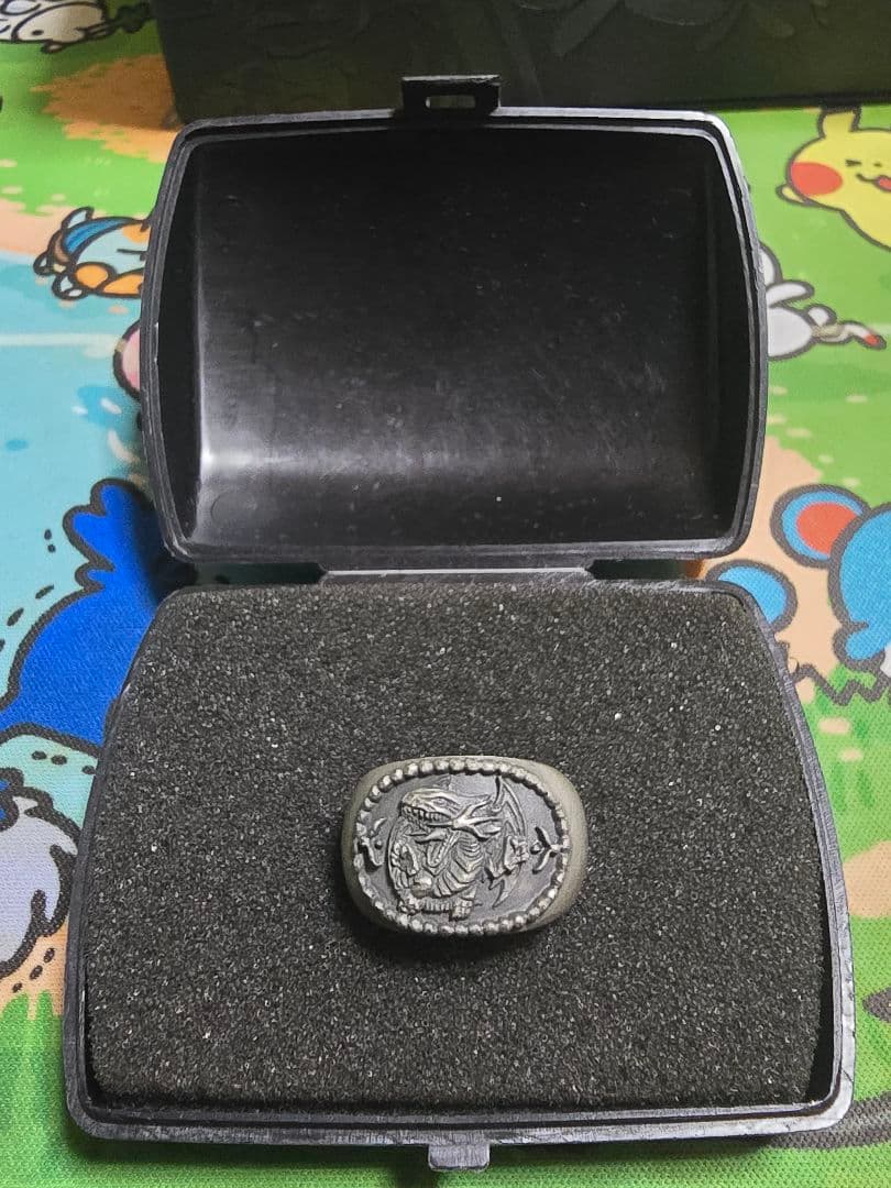 KONAMI移行期　遊戯王　青眼の白龍　景品　リング　指輪 1998年