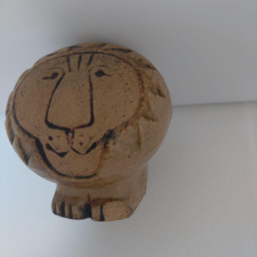 LISA LARSON　リサラーソン　ライオン　陶器　ビンテージ　2点