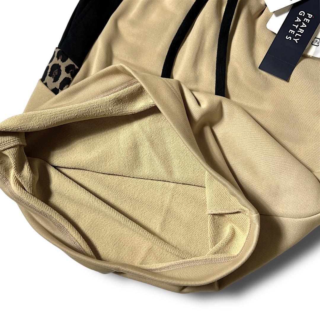 定価29,700 1 パーリーゲイツ 無地レオパード スウェット ひざ丈スカート