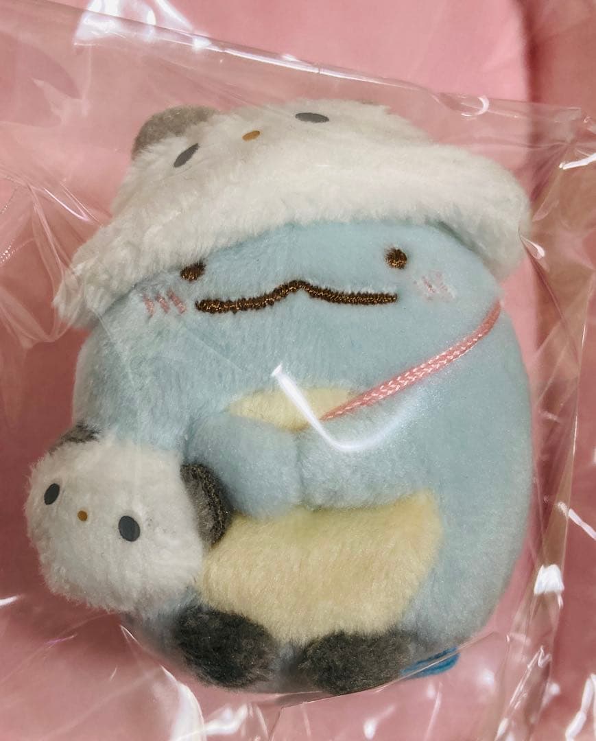 すみっコぐらし とかげ パンダ 観光バス てのりぬいぐるみ レア