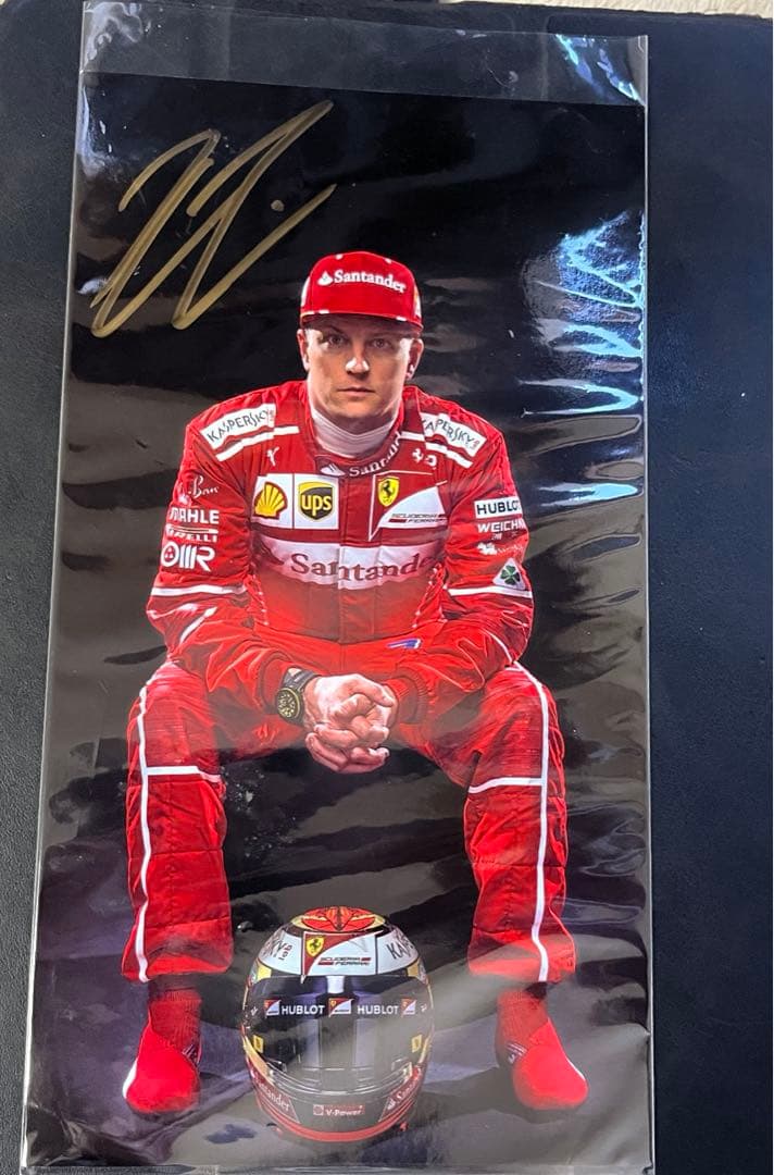 2017年F1 ドライバーズカード 直筆サイン入り キミ ライコネン フェラーリ
